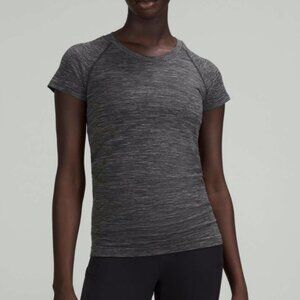 Lululemon Swiftly Tech Short Sleeve Shirt 2.0 Wee Are From Space Graphite Grey